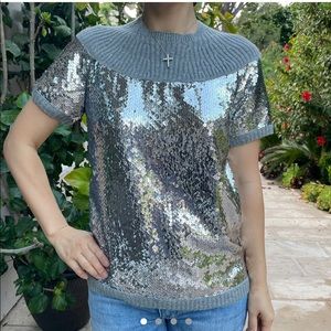 Chanel Sequin Top